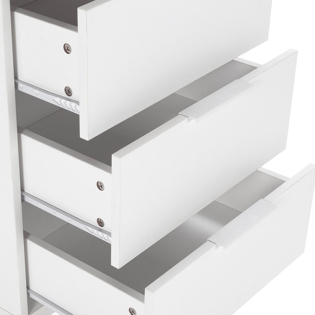 KOMMODE 50/115/40 Auri Weiß - Weiß, Holzwerkstoff (50/115/40cm) - VS Venta-stock