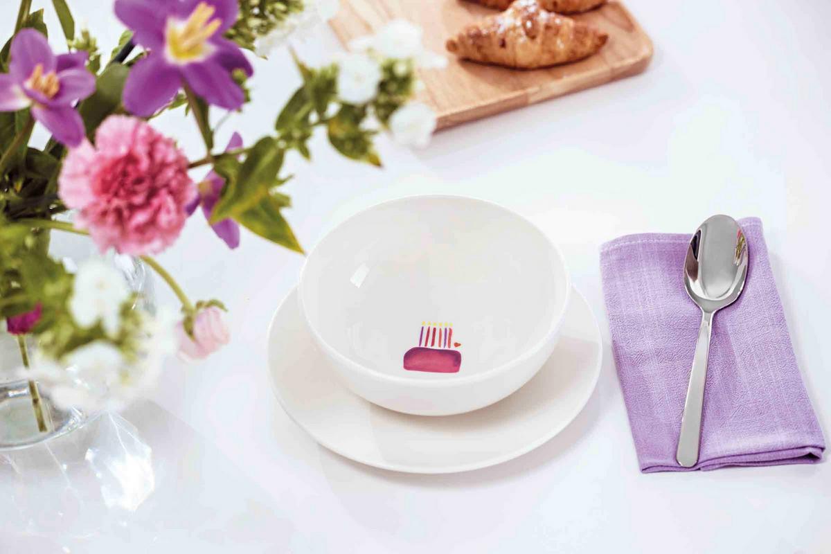 MÜSLISCHALEN SENDING LOVE With Love bunt ø 16,9 cm 5er Set - Multicolor, Keramik (16.9cm) - Villeroy & Boch