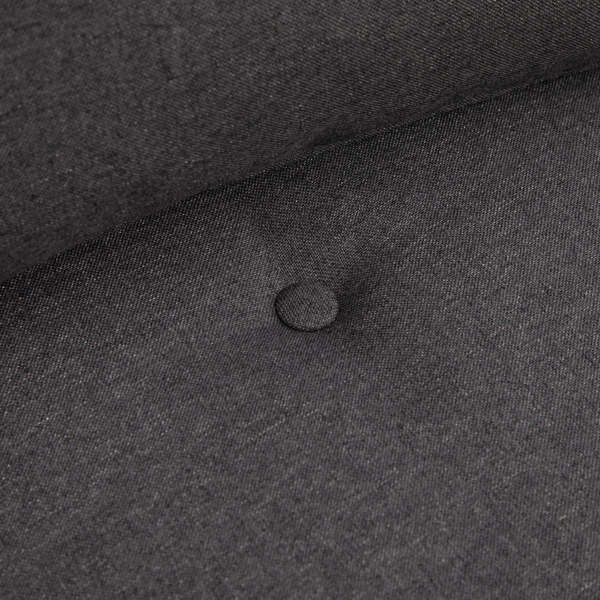BODENSTUHL, Leinen, Metall, Dunkelgrau - Dunkelgrau, Textil (60/56/80cm) - HOMCOM
