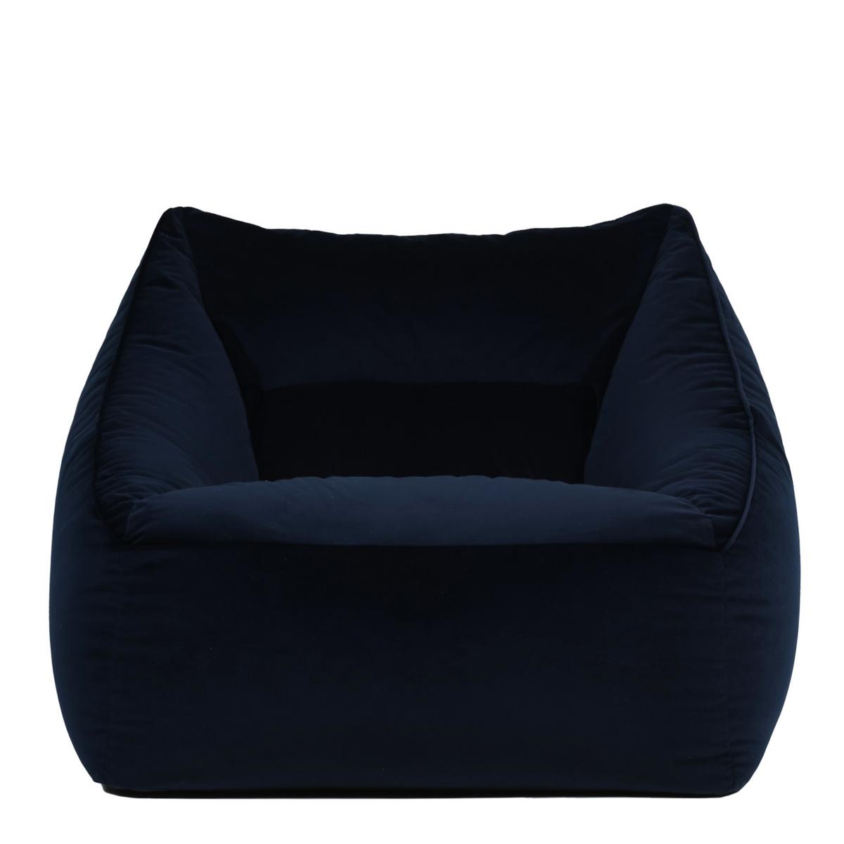 SITZSACK Sessel Natalia - Dunkelblau, Textil (70/65/70cm) - icon