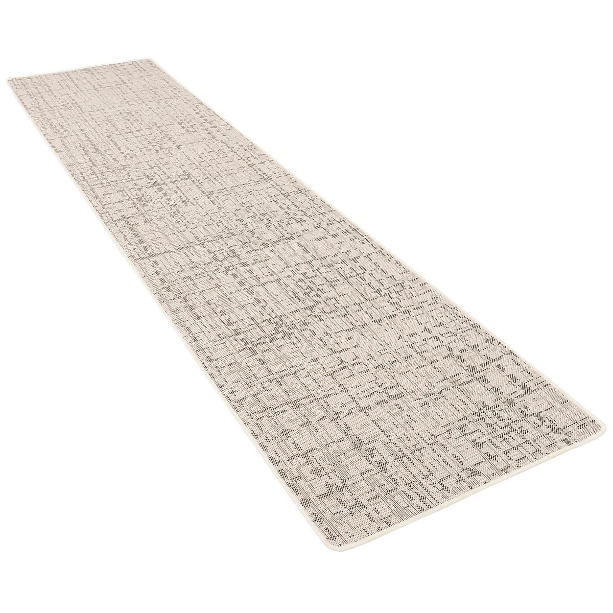 IN & OUTDOOR LÄUFER FLACHGEWEBE OSLO TREND - Creme, Textil (100/400cm) - Snapstyle