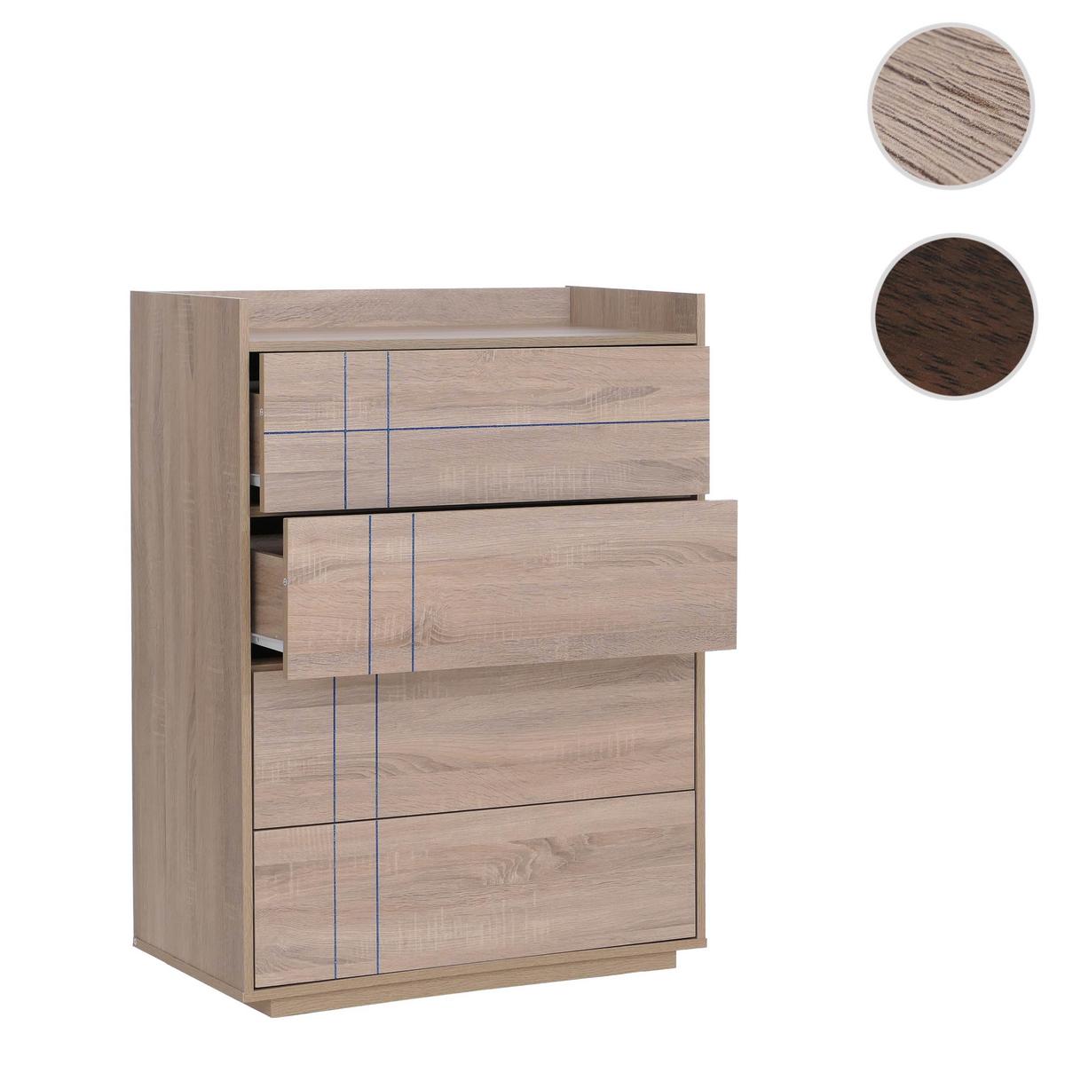 KOMMODE Beige - Beige, Holz (80/107/40cm) - MCW