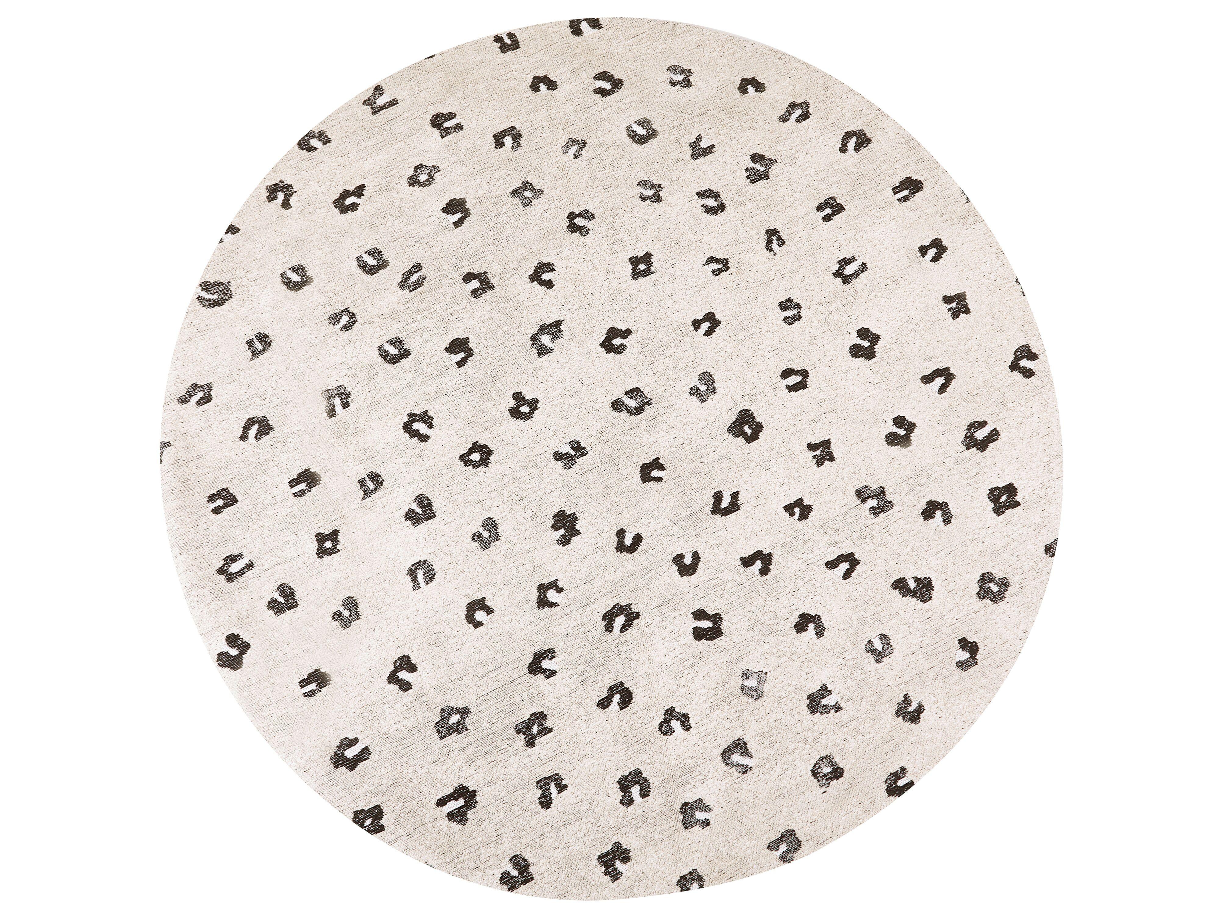 KURZFLOR-TEPPICH Afis 140/140 cm - Beige, Textil (140/140cm) - Beliani