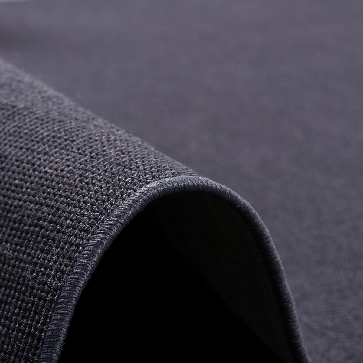 SISAL NATUR LÄUFER TEPPICH - Blau, Textil (80/240cm) - Snapstyle