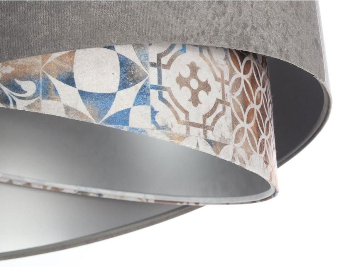 HÄNGELEUCHTE Grau 50/23 cm - Beige, Kunststoff (50/1/23cm) - ONZENO