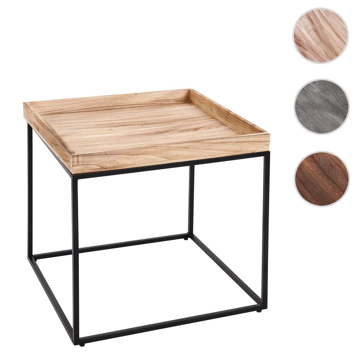 BEISTELLTISCH quadratisch Braun - Braun, Holz (60/60/60cm) - MCW