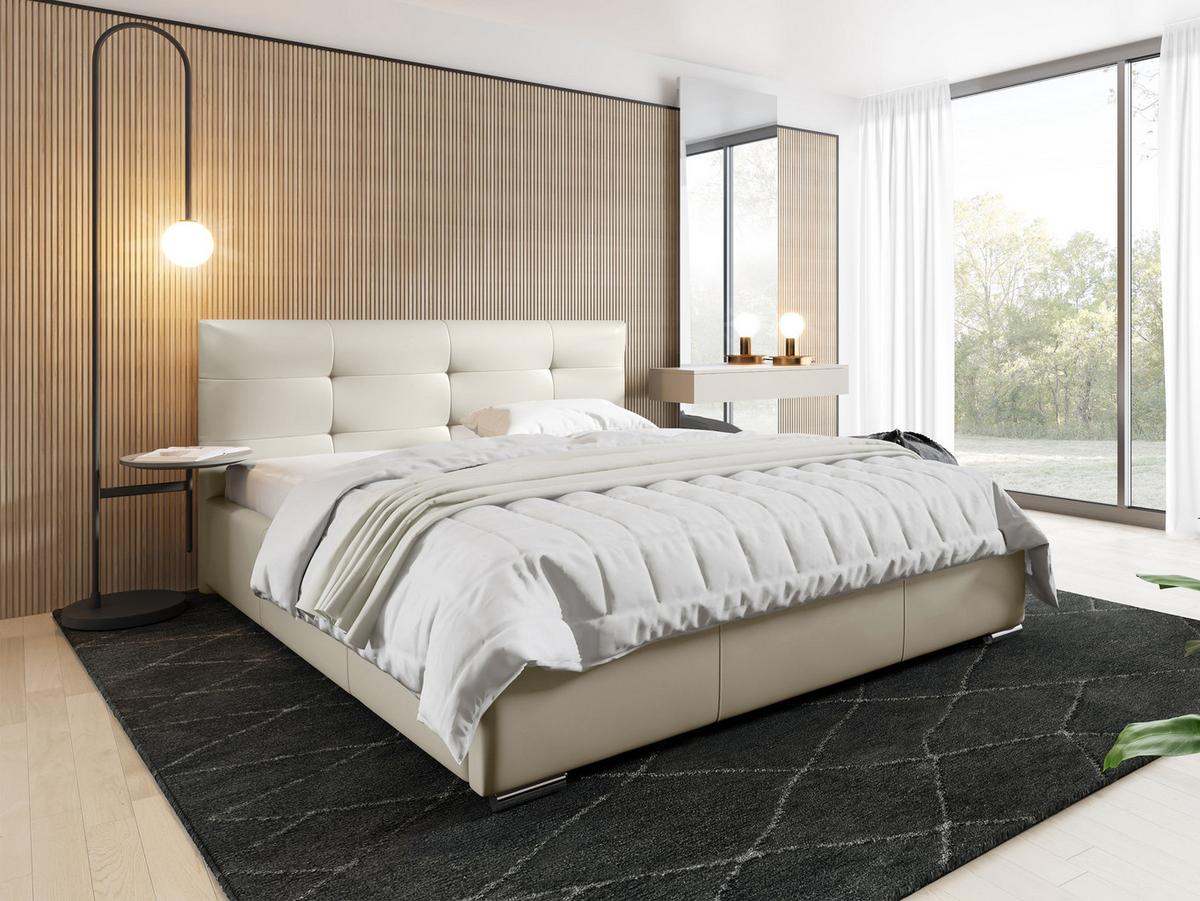 POLSTERBETT Lazio - Beige, Holz (160/200cm) - MIRJAN24