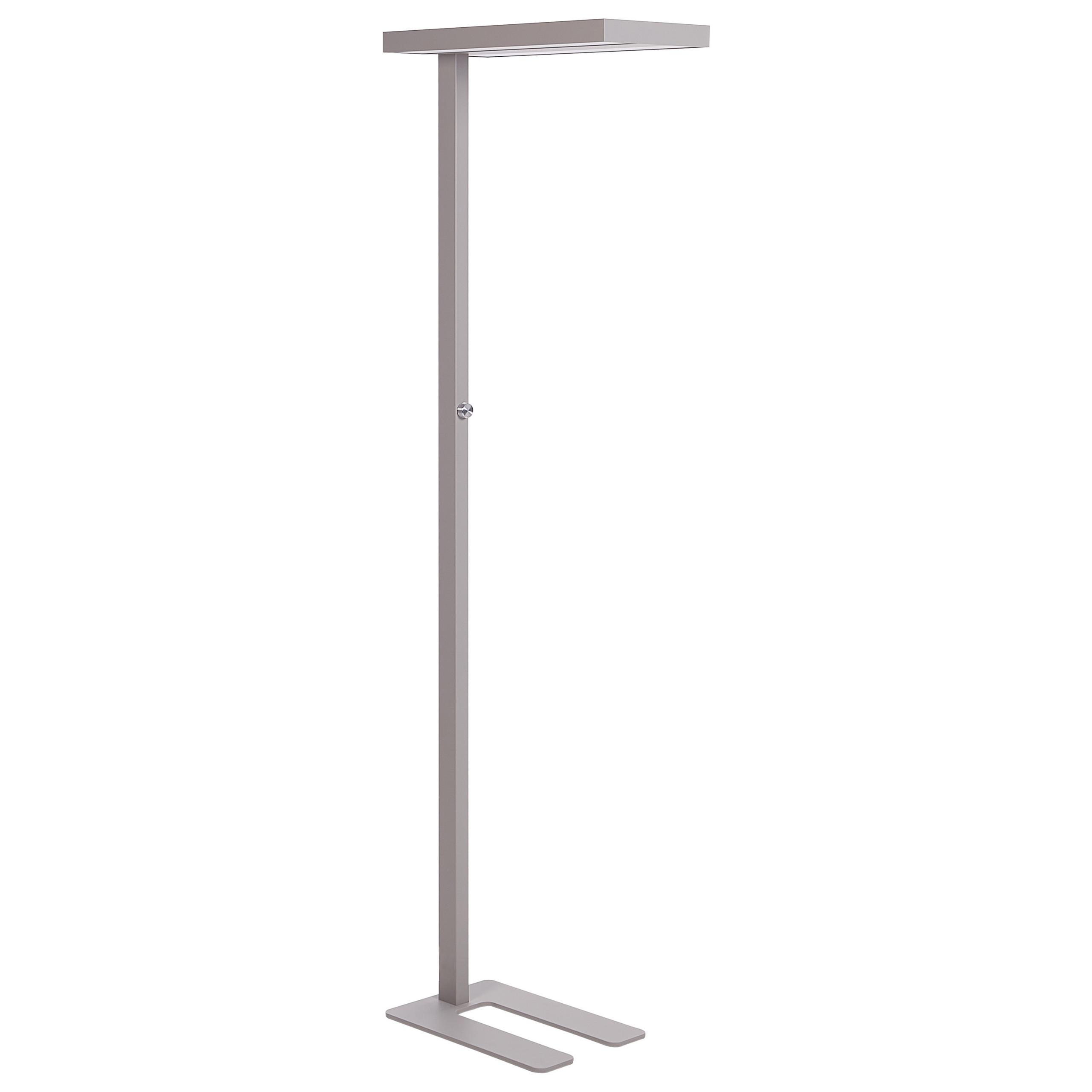 STEHLAMPE Taurus 61/29/197 cm - Silberfarben, Metall (61/29/197cm) - Beliani