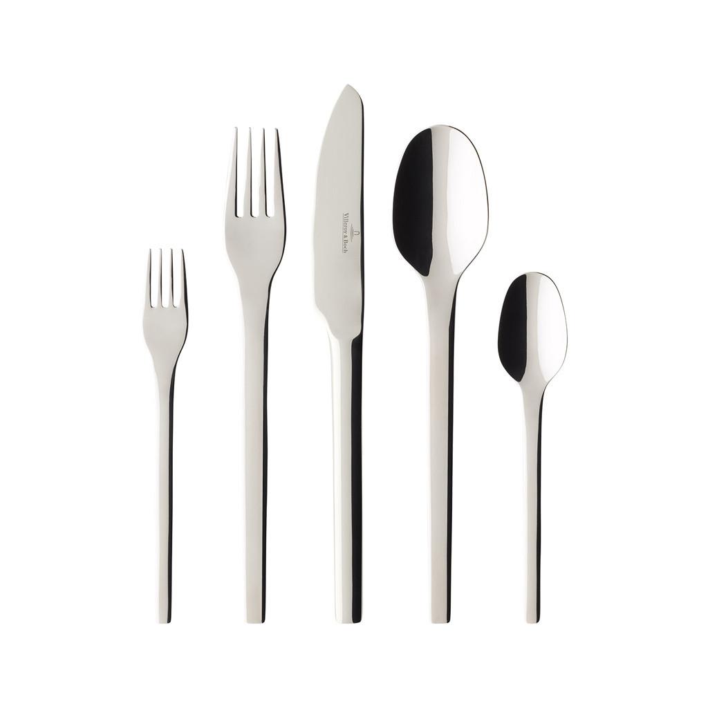 TAFELBESTECK V&B Tools silber 30-tlg. - Silberfarben, Metall - Villeroy & Boch