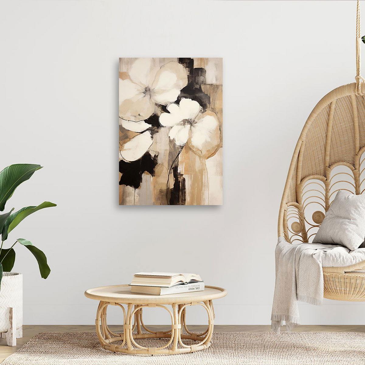 KUNSTDRUCK Beige 60/90 cm - Beige, Textil (60/90cm) - KUNSTLOFT