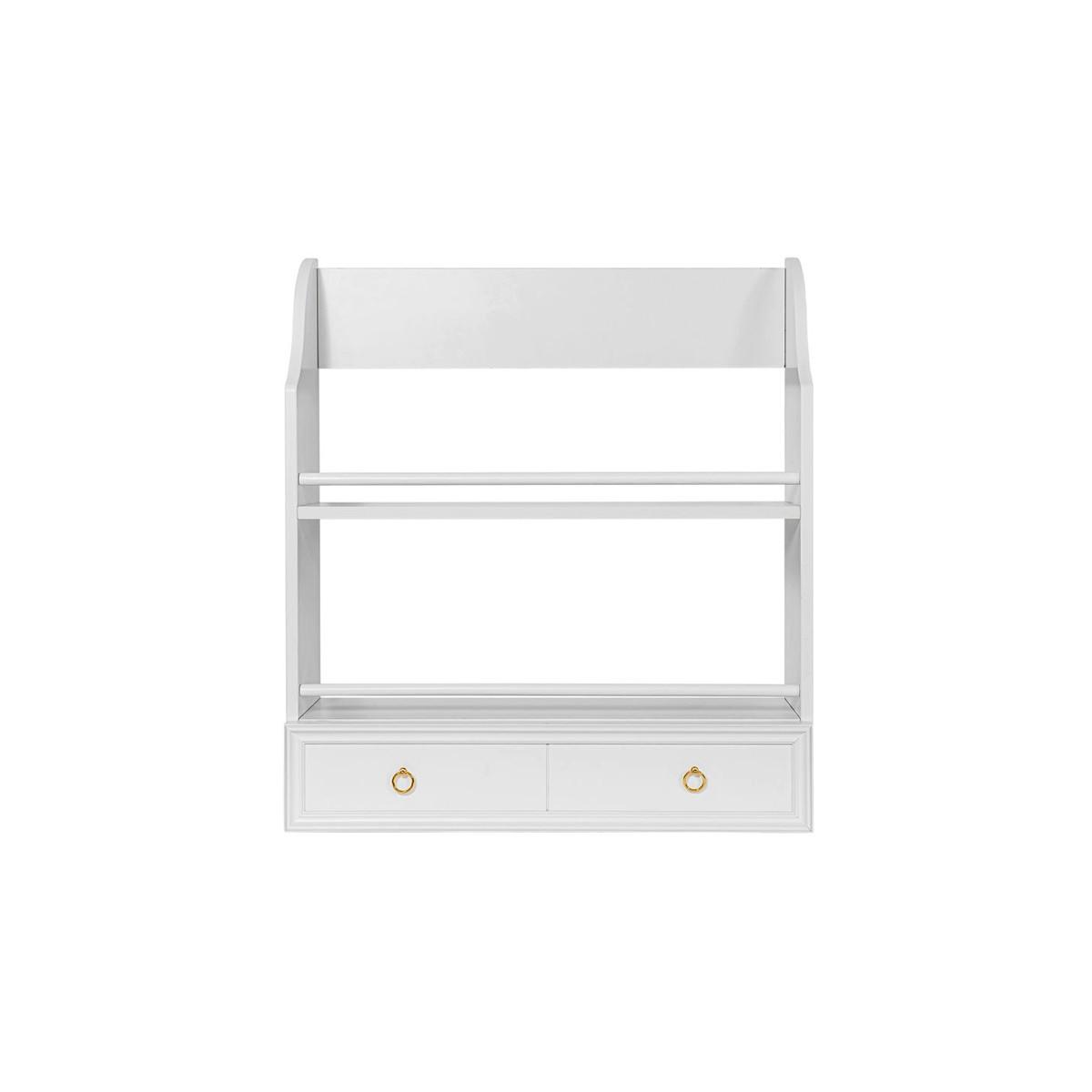 WANDBOARD Royal Weiß - Weiß, Holzwerkstoff (67/75/23cm) - Petits-meubles