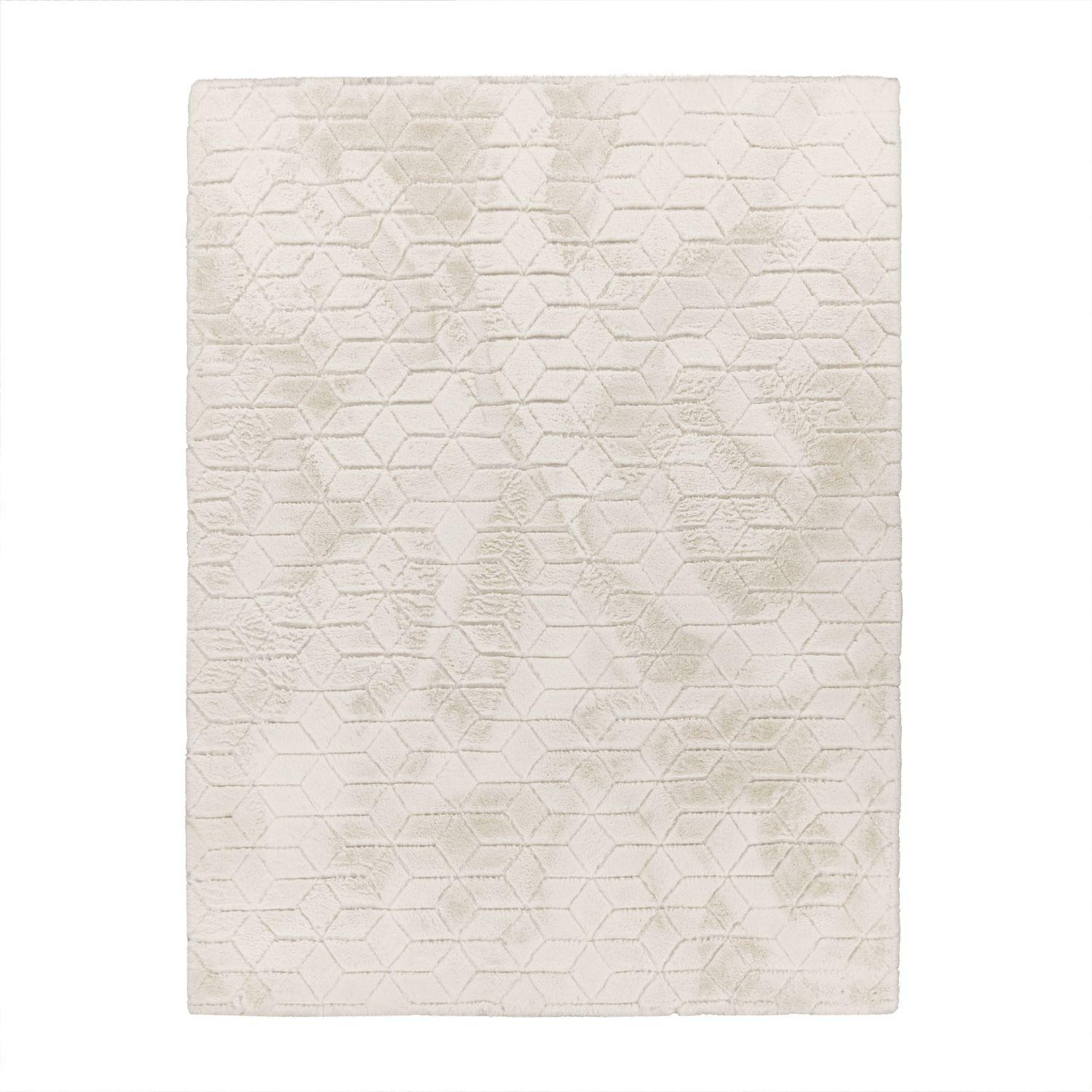 HOCHFLORTEPPICH Skandinavisch Creme 120 x 160 cm - Creme, Kunststoff (120/160cm) - TT Home