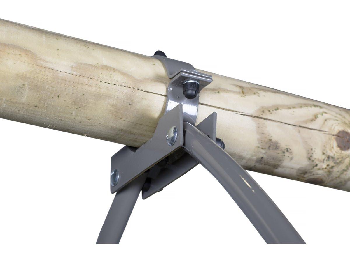 KLETTERGERÜST AUS HOLZ nelio Braun - Dunkelbraun, Holz (240/230/350cm) - Habitat Garten