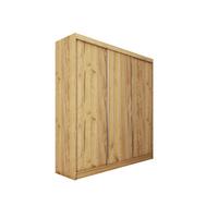 SCHWEBETÜRENSCHRANK SOFIA 180/216/61 cm 3-türig Eiche Artisan - Eiche Artisan, Holzwerkstoff (180/216/61cm) - MASSENO