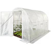 GEWÄCHSHAUSFOLIE mimosa weiss - Weiß, Kunststoff (85/170/85cm) - Habitat Garten