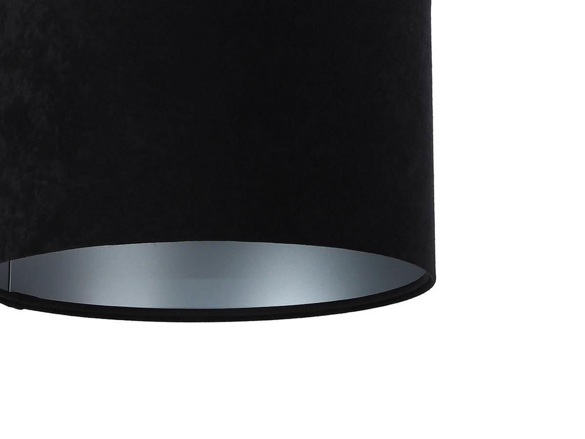 HÄNGELEUCHTE Schwarz 30/20 cm - Silberfarben/Schwarz, Kunststoff (30/0.45/20cm) - ONZENO