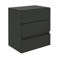 NACHTKOMMODE ANNO - Schwarz, Holzwerkstoff (42/47/30cm) - CARO-Möbel