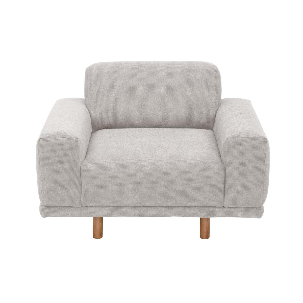 SESSEL Kattryna Flachgewebe silber - Silberfarben, Kunststoff (92/70/102cm) - 58aufmkessel