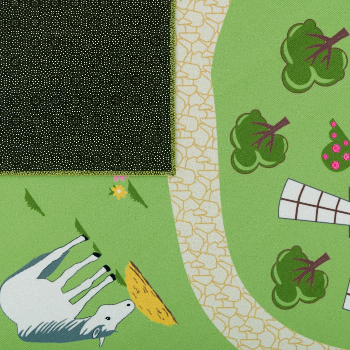 KINDERTEPPICH Grün 100 x 200 cm - Grün, Kunststoff (100/200cm) - TT Home