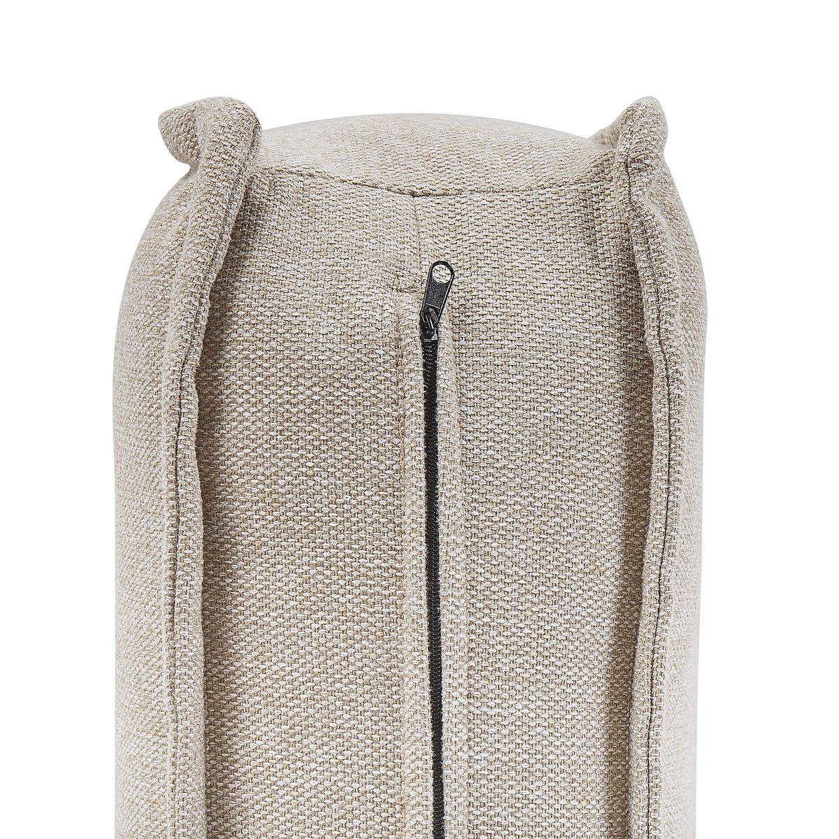 SESSELMODUL Stoff Hellbeige Tibro - Beige/Braun, Textil (100/40/100cm) - Beliani