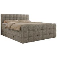 BOXSPRINGBETT ALTIVO KING DUO 160/200 - Grau Strukture - H4 - Grau, Textil (160/200cm) - MKS