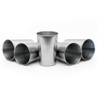 CAMPING BECHER SET Edelstahl - Silberfarben, Metall (0.17L) - Intirilife
