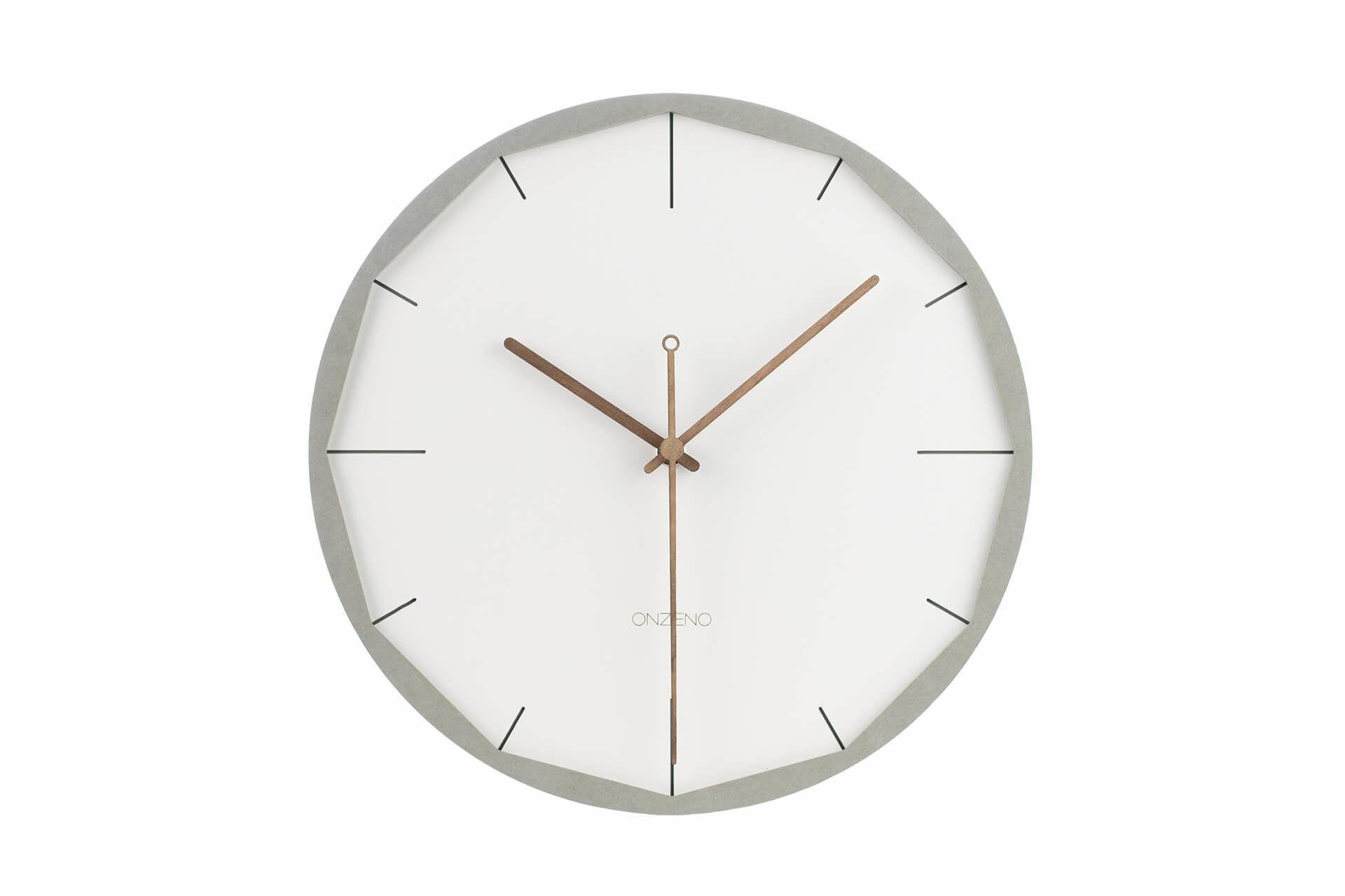 WANDUHR Design Weiß 29/29 cm - Weiß, Holzwerkstoff (29/29/1cm) - ONZENO