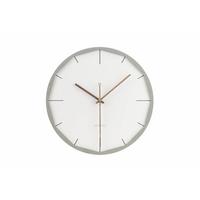 WANDUHR Design Weiß 29/29 cm - Weiß, Holzwerkstoff (29/29/1cm) - ONZENO