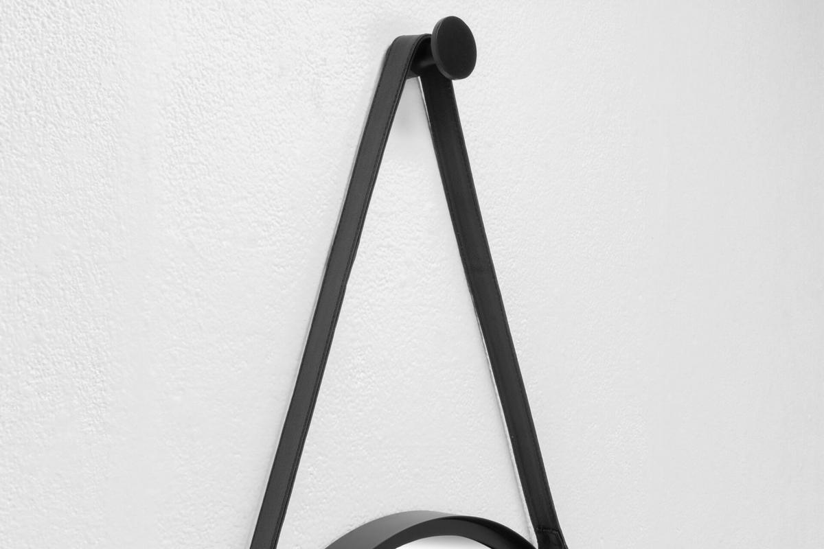 WANDSPIEGEL Schwarz 40/70,5 cm - Schwarz, Metall (4.3/70.5/6cm) - KUNSTLOFT