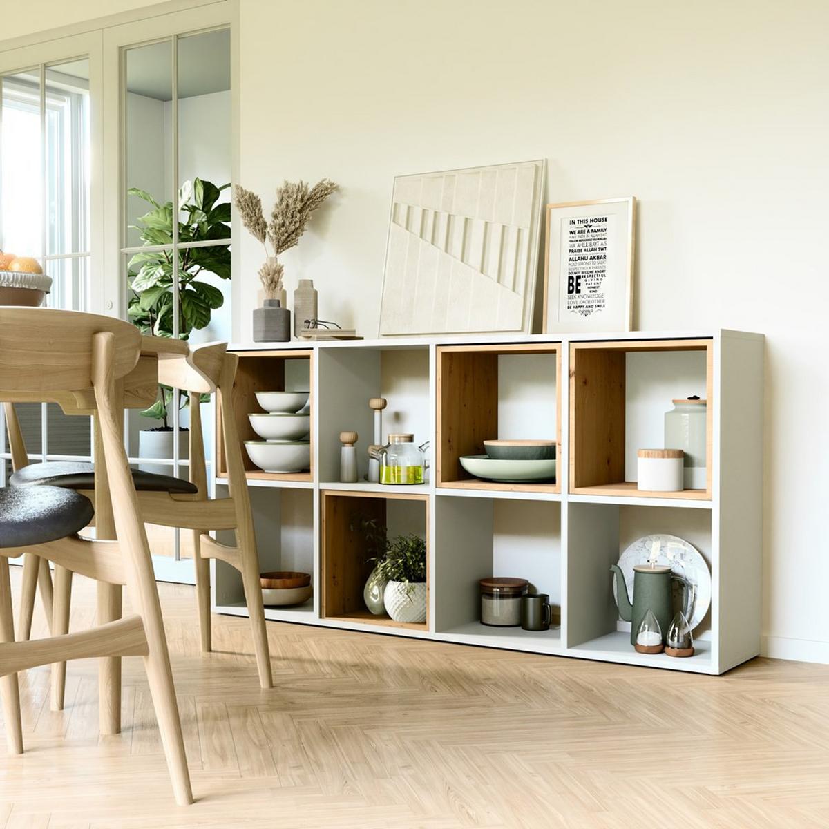BÜCHERREGAL Weiß 147/75/30 - Weiß, Holzwerkstoff (147/75/30cm) - RAUMHIRSCH FURNITURE