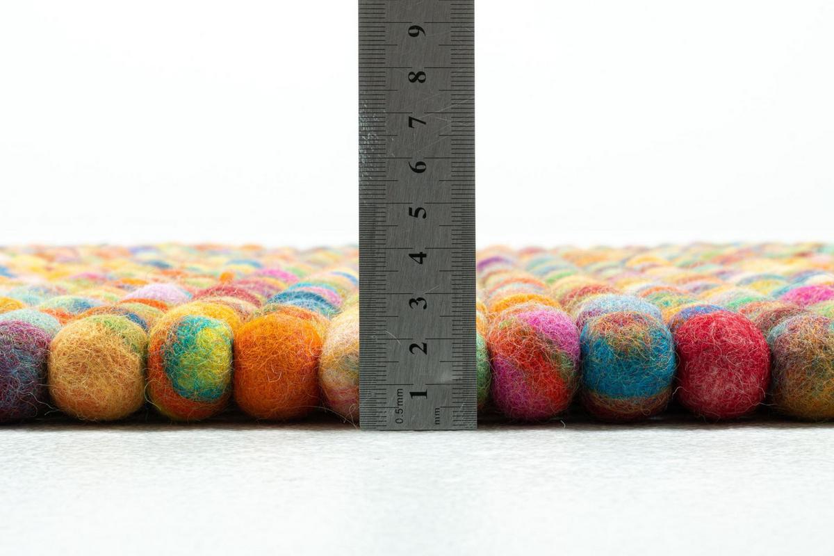 FILZTEPPICH Felty 140x200 cm - Multicolor, Textil (140/200cm) - THEKO