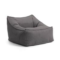 SITZSACK Cord Snug - Anthrazit, Textil (80/60/83cm) - Mokebo