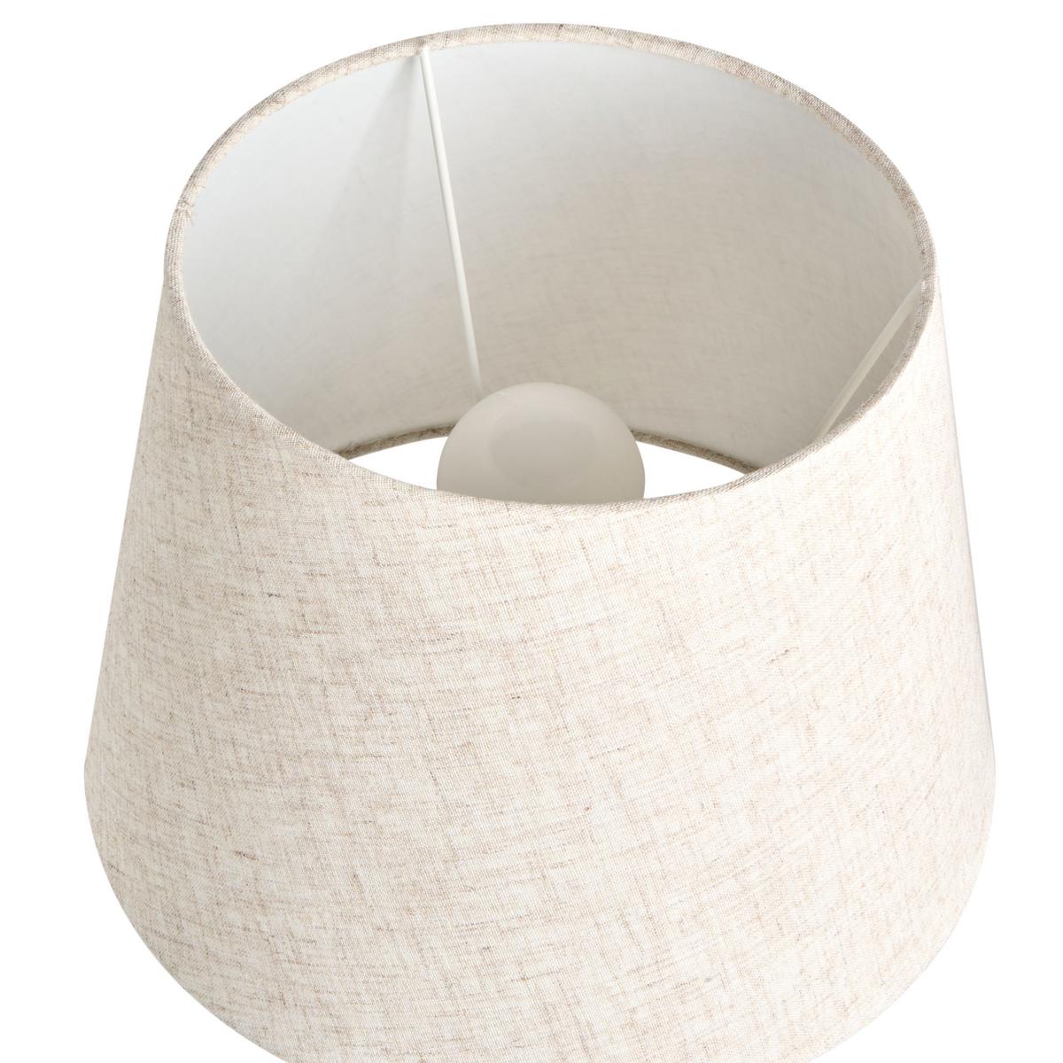 TISCHLAMPE Keramik Hellbeige Humuya - Blau/Beige, Keramik (28/28/50cm) - Beliani