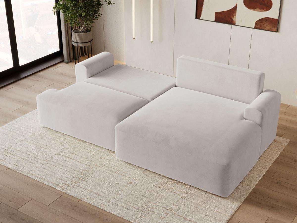 ECKSOFA Serene Grau Rechts - Grau, Holz/Textil (145/259cm) - Graingold