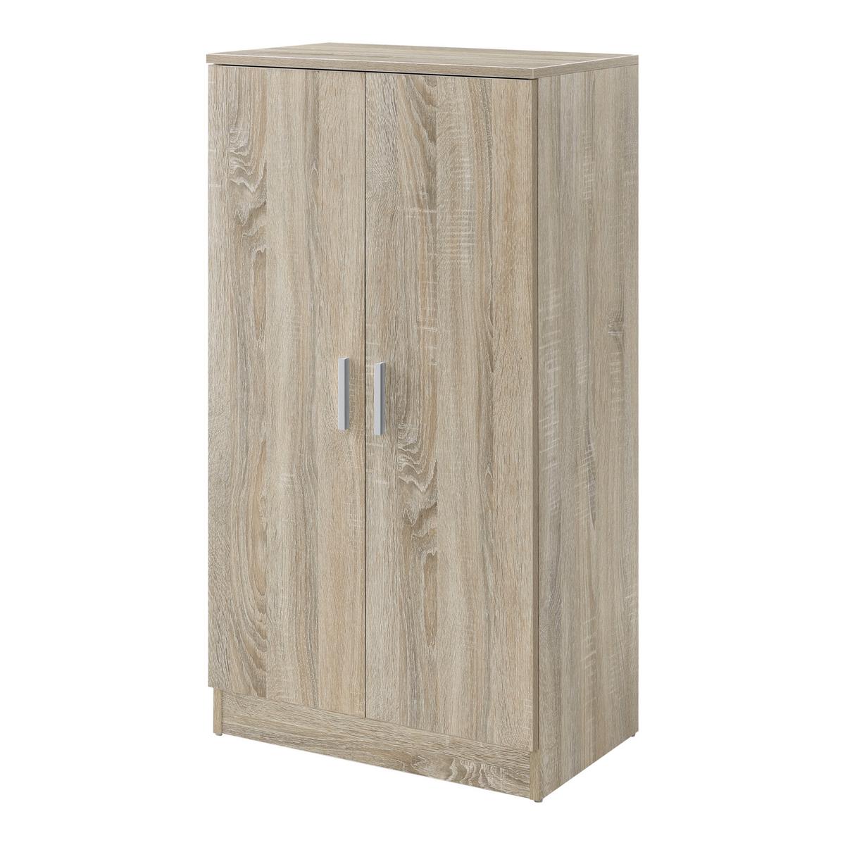 SCHUHSCHRANK Notribontaa - Sonoma Eiche, Holzwerkstoff (55/108/35cm) - [en.casa]