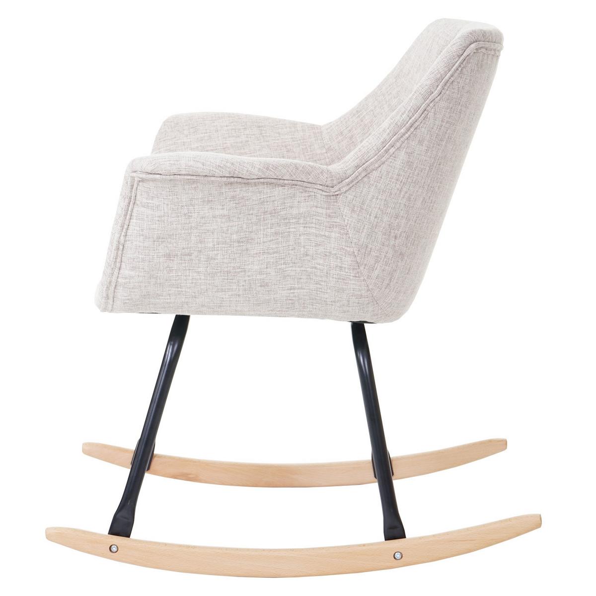 SCHAUKELSTUHL Beige, Grau - Beige/Grau, Textil (69/76/70cm) - MCW