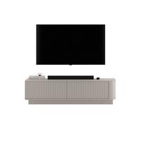 TV-LOWBOARD Aurora Kaschmir matt 140 cm mit Sockel - Kaschmir, Holzwerkstoff (140/37/35cm) - Meble Lindner