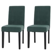 ESSZIMMERSTUHL Grün 2er-Set - Grün, Textil (42/90/50cm) - MCW