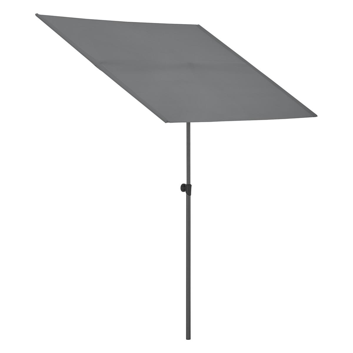 SONNENSCHIRM Carsoli - Grau, Textil/Metall (180/130cm) - pro.tec