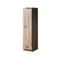 DREHTÜRENSCHRANK PALMERO 50/192,5/58cm 1-türig Braun - Eichefarben/Braun, Holzwerkstoff (50/192.5/58cm) - MASSENO