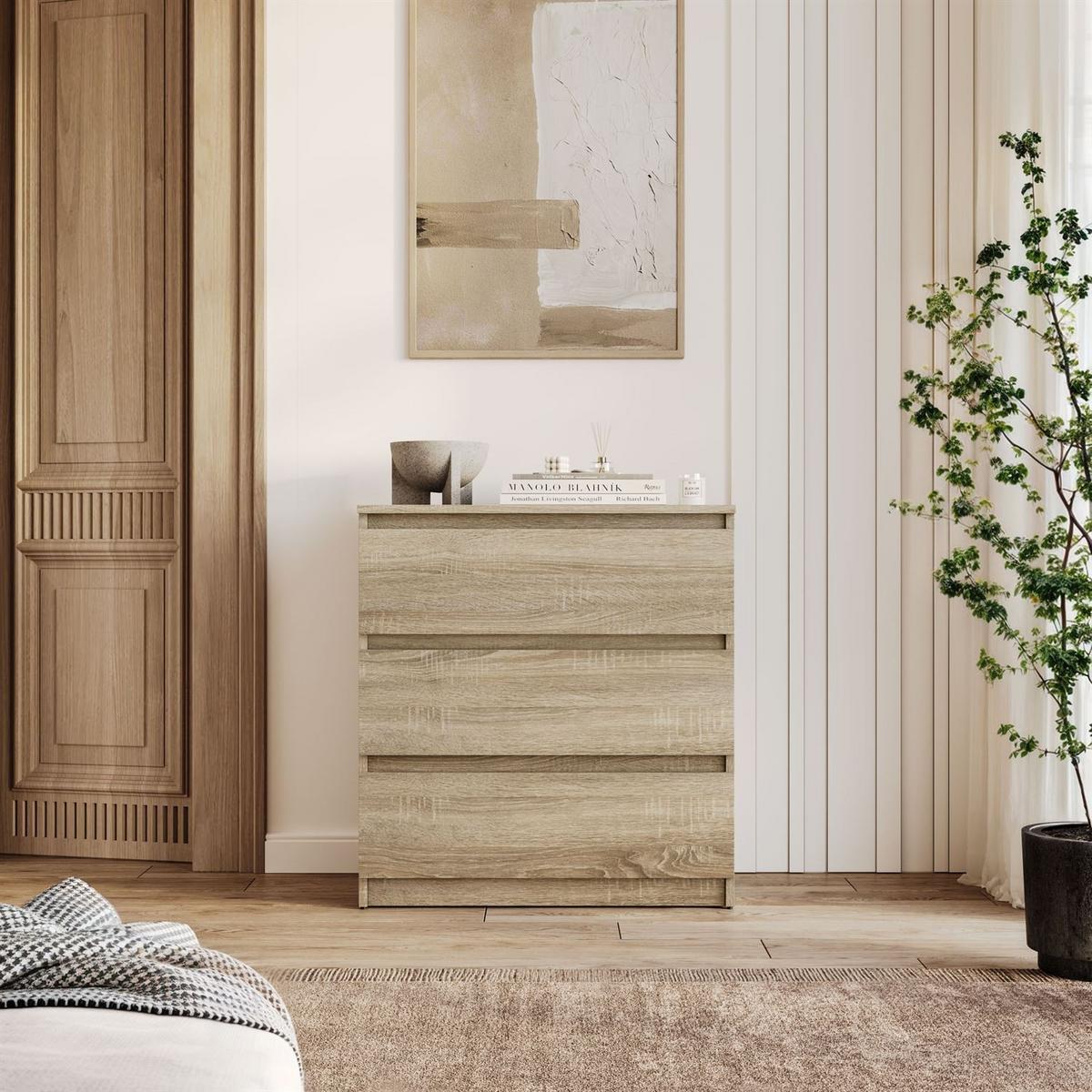 HIGHBOARD HANA M3 Sonoma Eiche - Sonoma Eiche, Holzwerkstoff (70/75/40cm) - Lookway