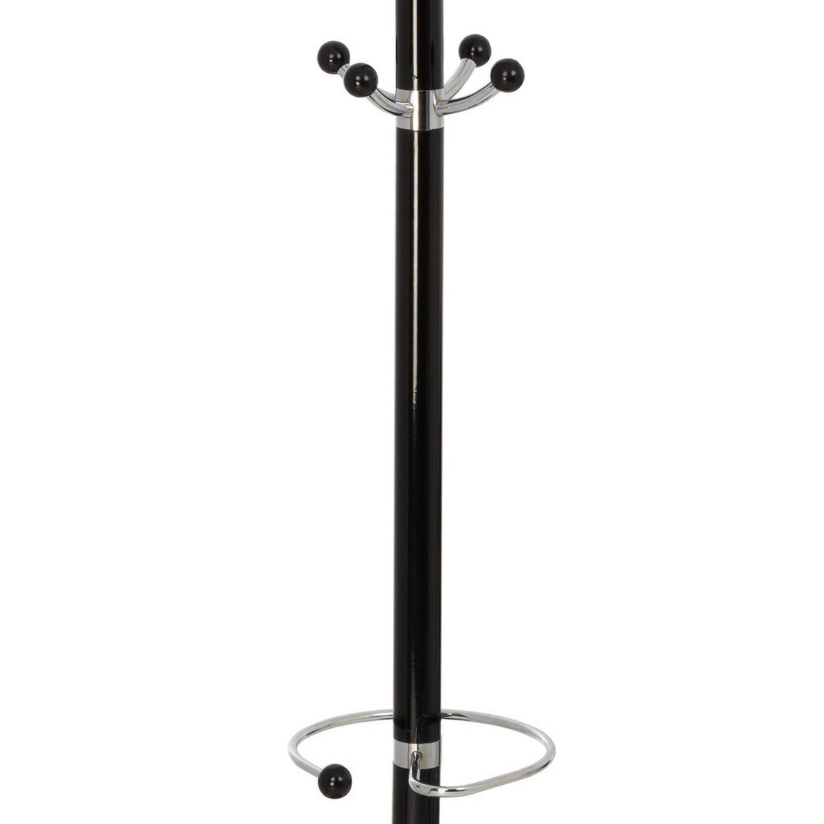 GARDEROBE aus metall 36x172cm - Schwarz, Metall (36/172/36cm) - Wanderlust