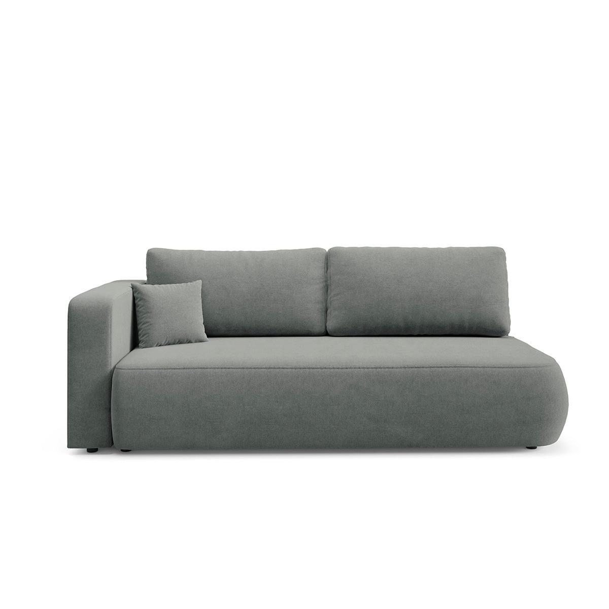 SOFA Antonio 3 Sitzplätze Grau - Grau, Holz (228/82/106cm) - Petits-meubles