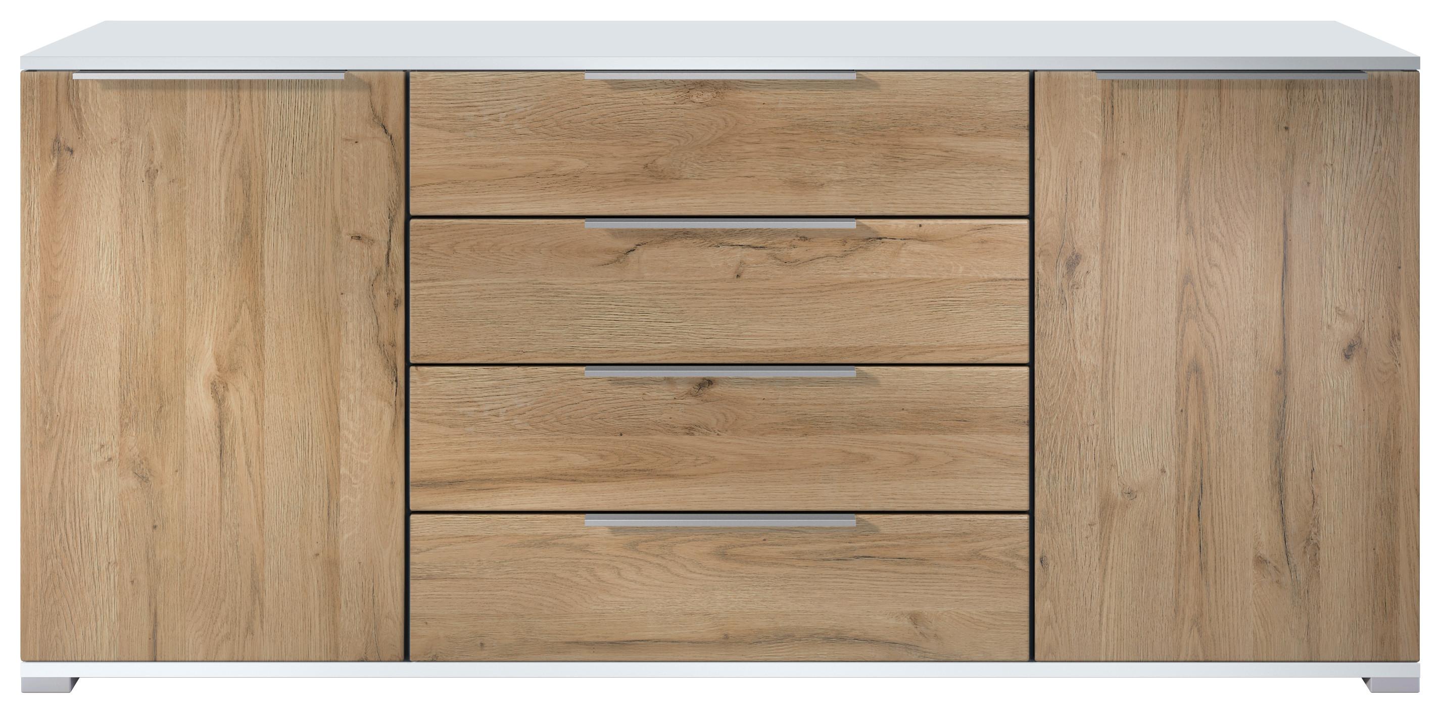 SIDEBOARD Linio Eiche Natur - Eichefarben, Holzwerkstoff (166.5/75.5/35cm) - Vladon