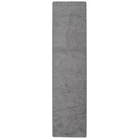 HOCHFLOR VELOURS TEPPICH LÄUFER MONA - Grau, Textil (80/200cm) - Snapstyle