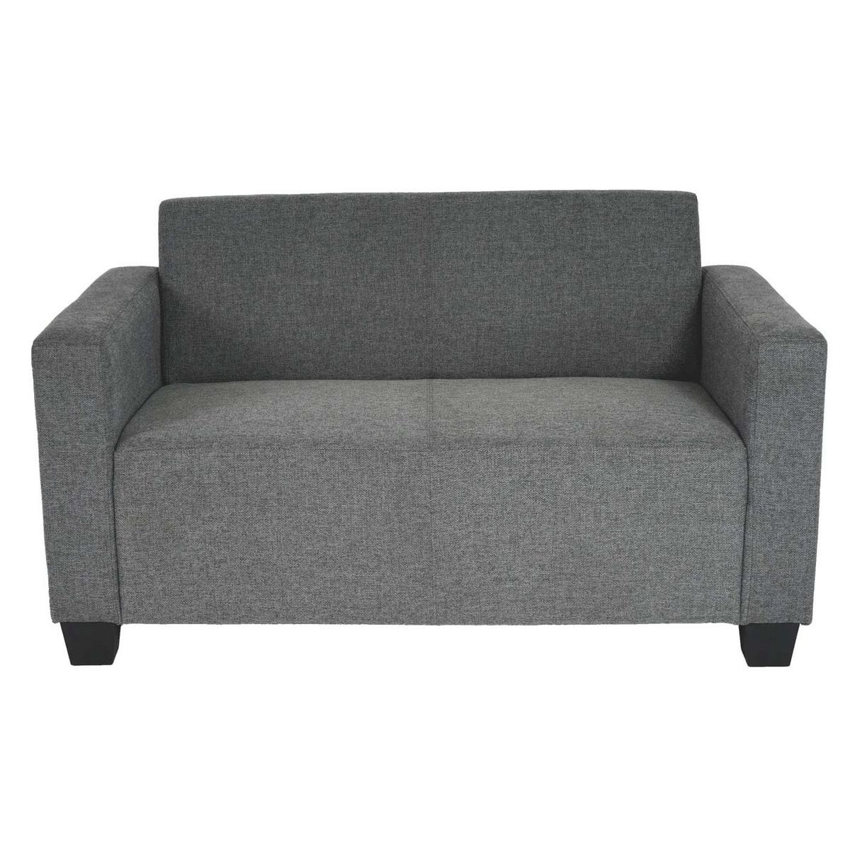 2-SITZER SOFA COUCH LOUNGESOFA Grau - Grau, Textil (136/76/72cm) - MCW