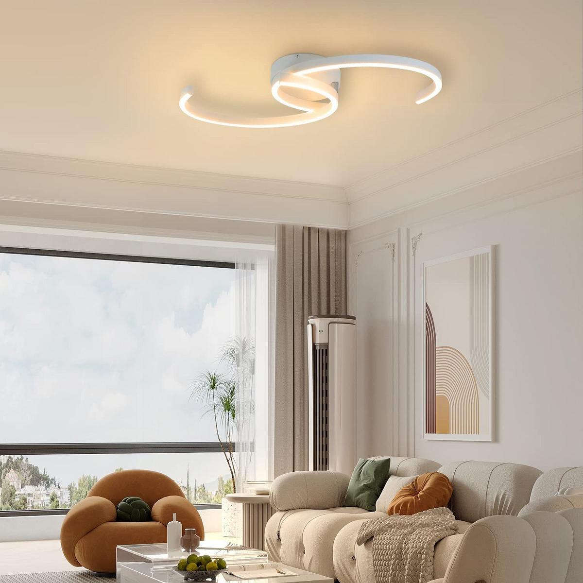 LED-DECKENLEUCHTE Oliver 60/16/9 cm - Weiß, Metall (60/16/8cm) - ZMH