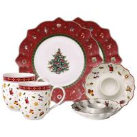 FRÜHSTÜCKS-SET Toy's Delight rot 6-tlg. - Rot, Keramik (2/2/2cm) - Villeroy & Boch