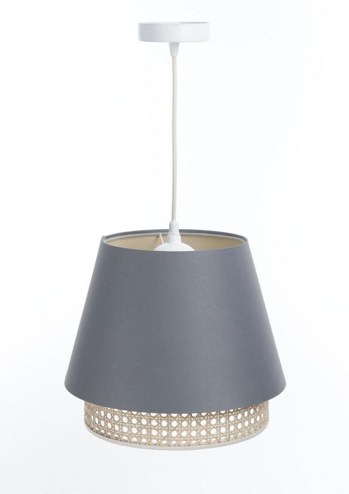 HÄNGELEUCHTE Grau 30/27 cm - Grau, Kunststoff (30/1.3/27cm) - ONZENO