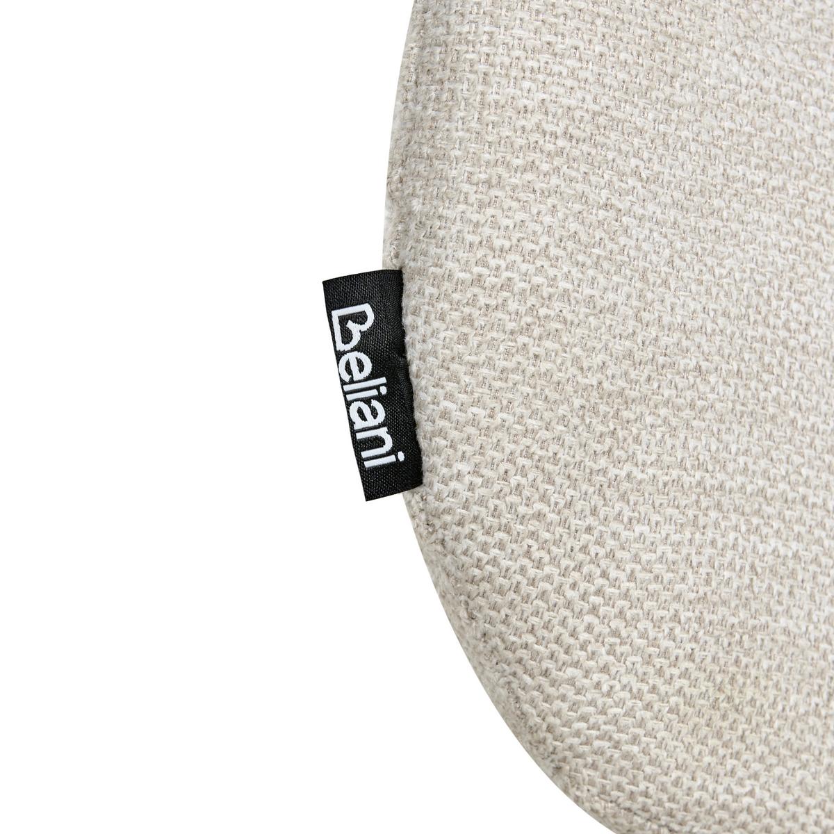 ESSZIMMERSTUHL 2er-Set Stoff Hellbeige Bronte - Beige, Textil (49/76/46cm) - Beliani